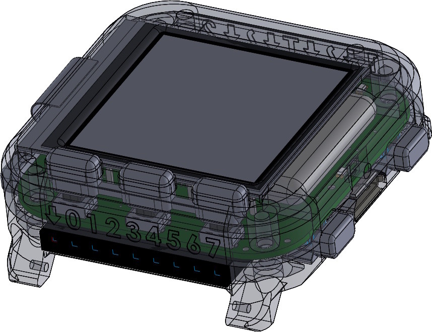Oscilloscope Watch Slim Enclosure