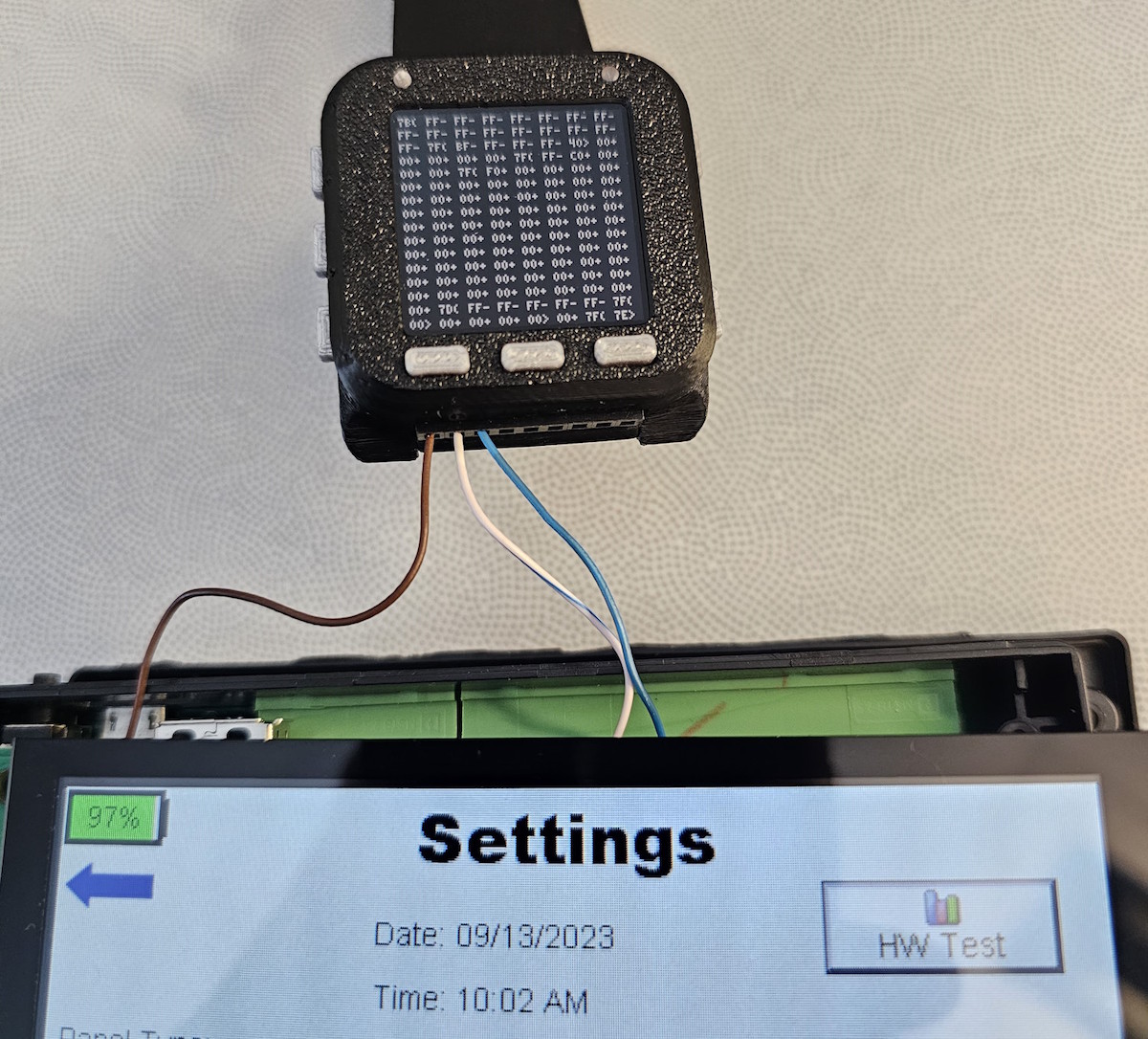 Oscilloscope Watch debugging I2C